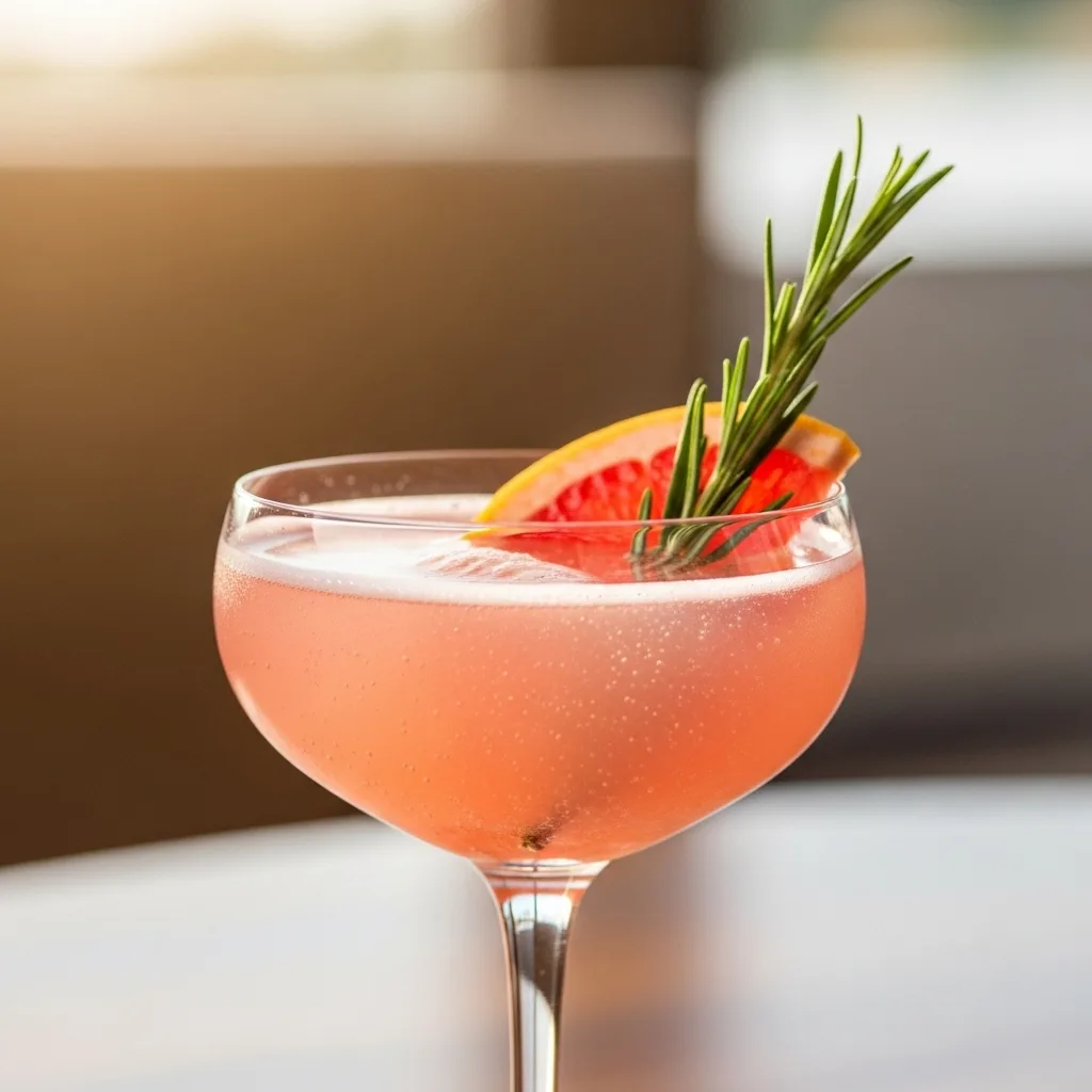Grapefruit Champagne Cocktail