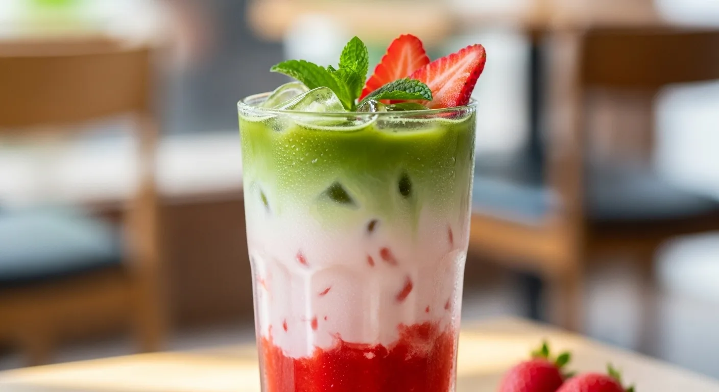 Tazo Strawberry Matcha Latte