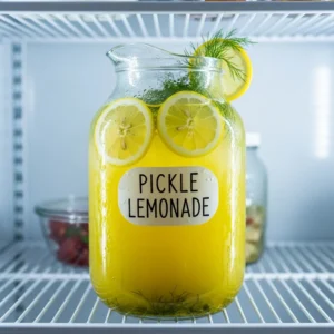 Refrigerate the PICKLE LEMONADE juice