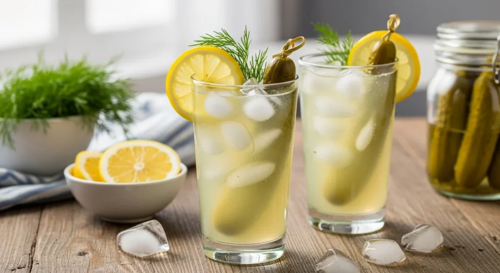 How to Serve Pickle Lemonade