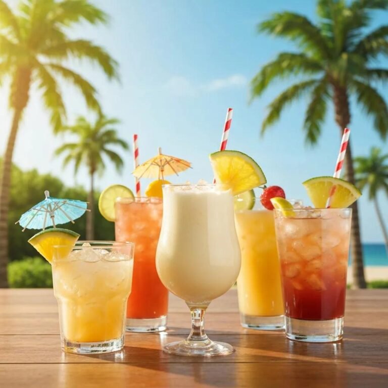 Tropical Cocktails at Home