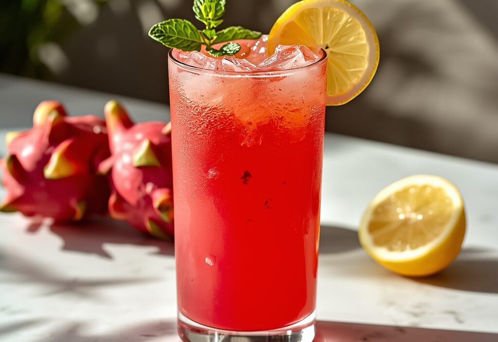 dragon fruit lemonade