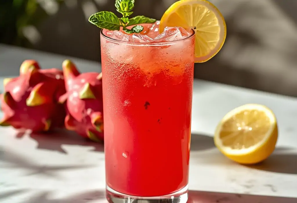 dragon fruit lemonade