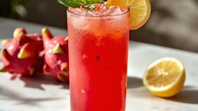 dragon fruit lemonade
