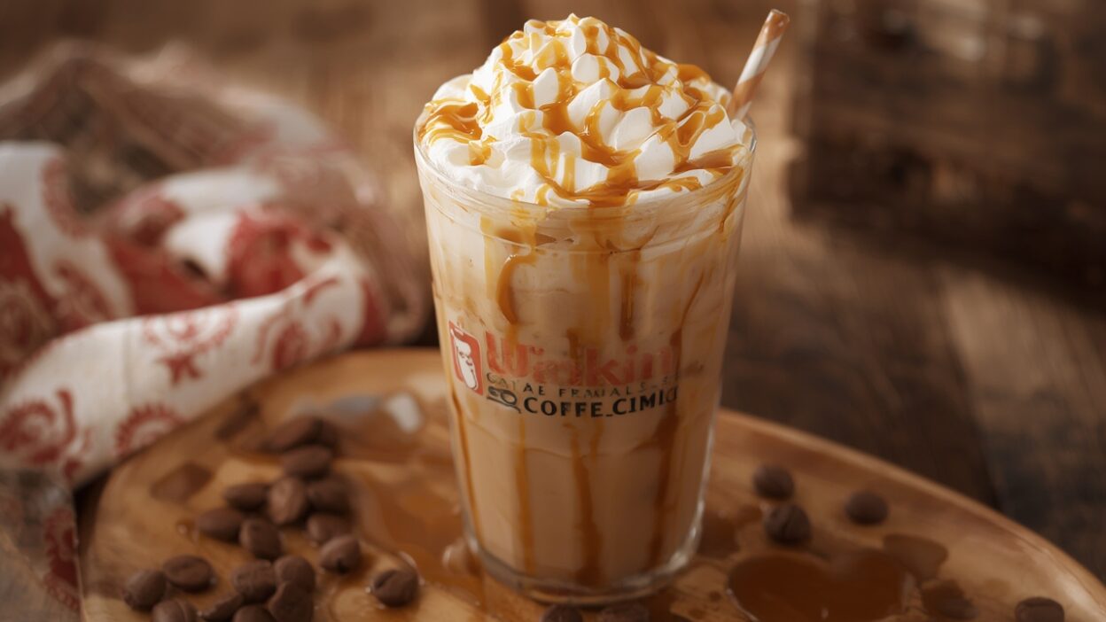 dunkin caramel iced coffee