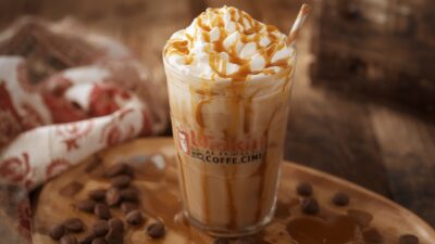 dunkin caramel iced coffee