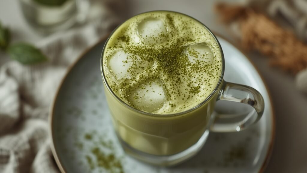 Iced Matcha Latte at Home