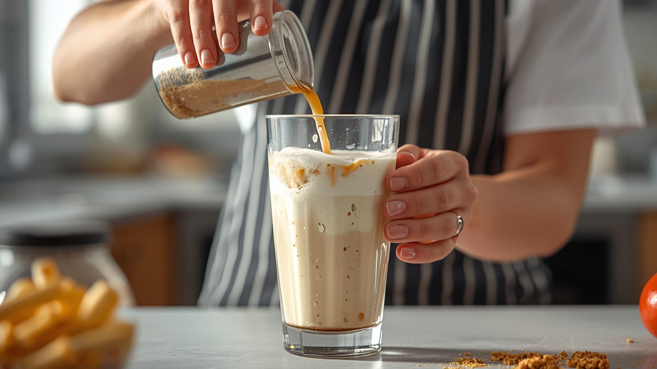 Making McDonald's Frappe recipe step by step
