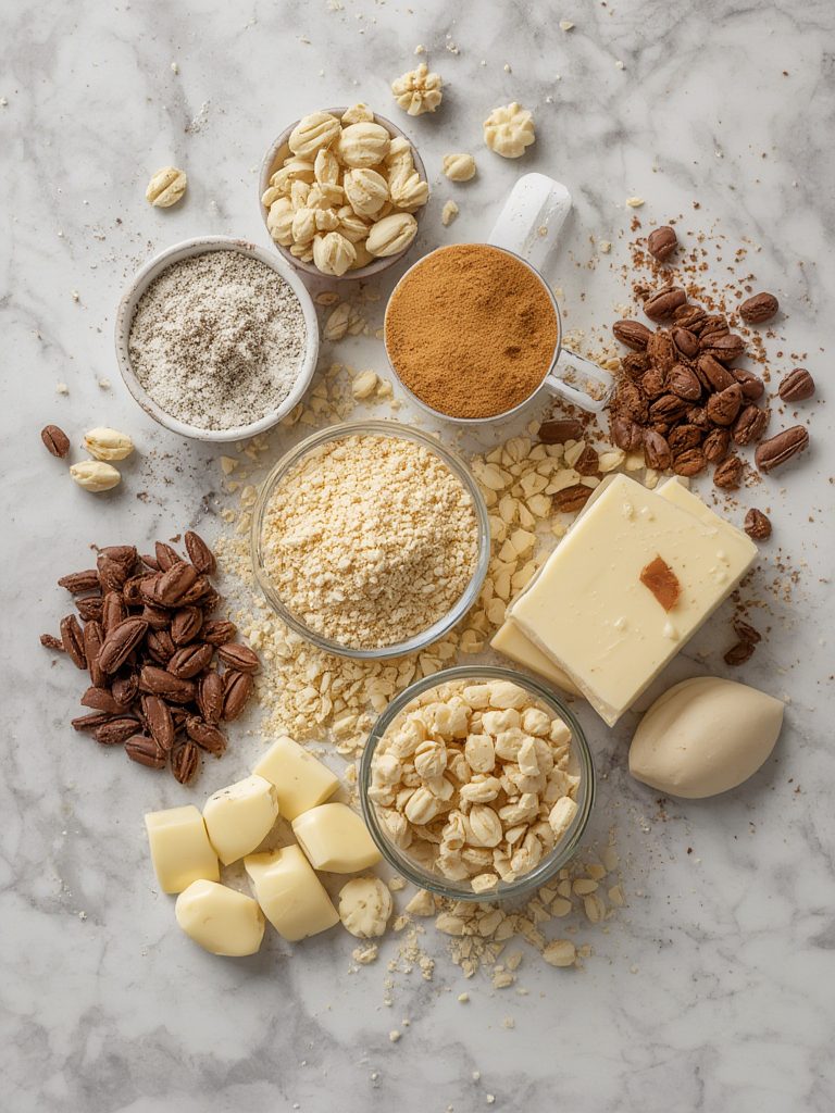 Toasted White Chocolate Mocha Ingredients