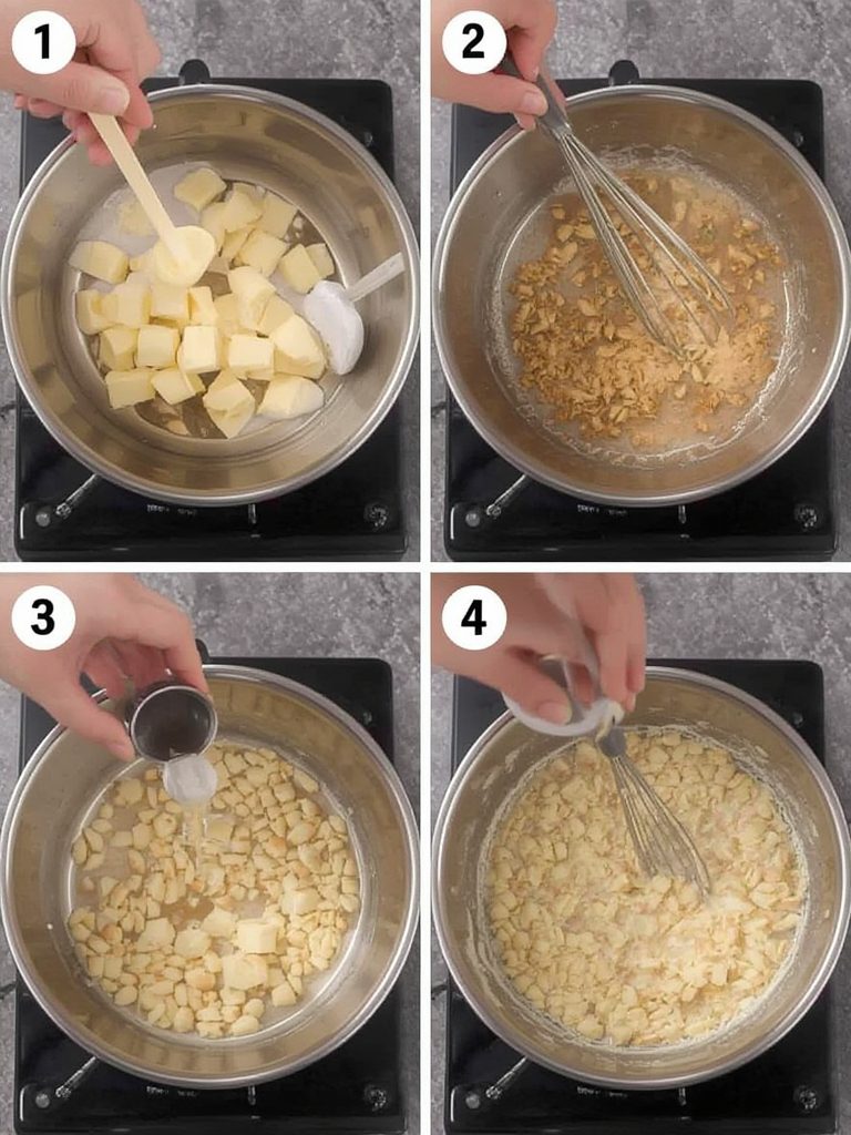 White Chocolate Mocha Preparation Steps