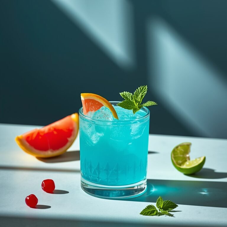 Blue Lagoon Mocktail