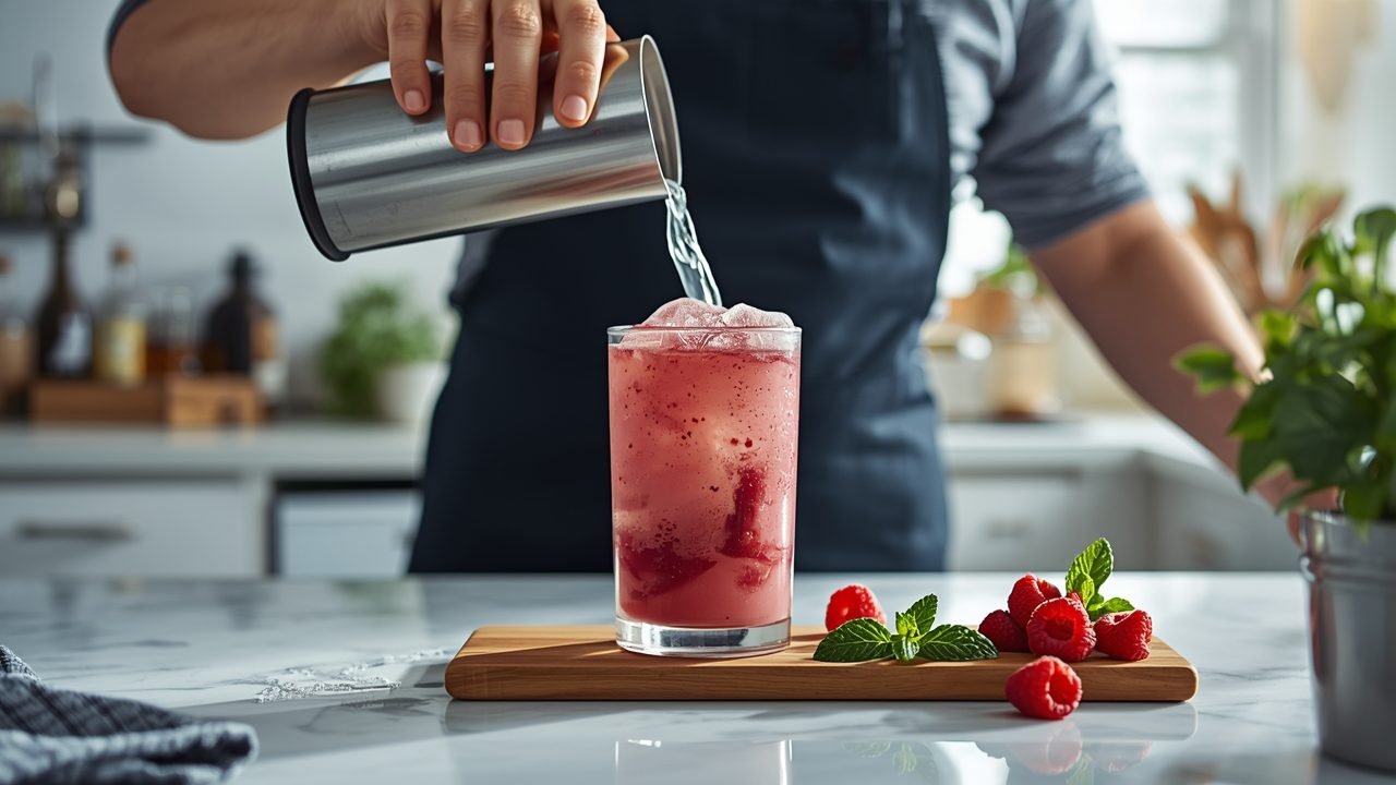 Step by step process of making Blue Raspberry Recipes at home