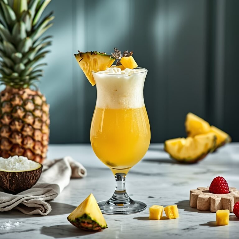Tropical Pineapple Coconut Cooler
