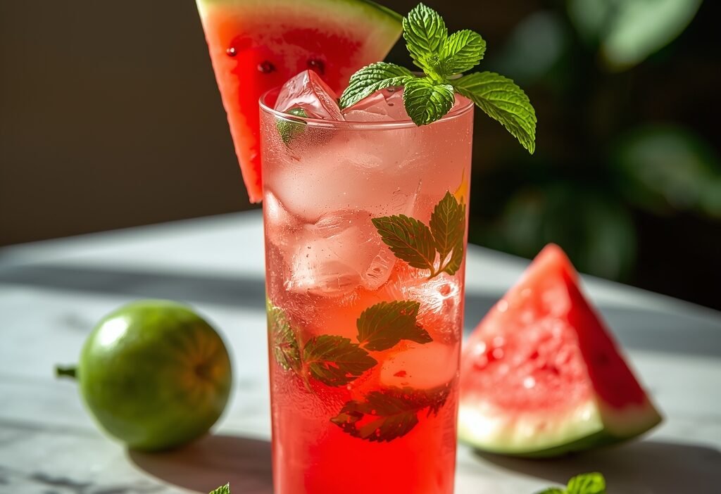 Watermelon Mojito Mocktail