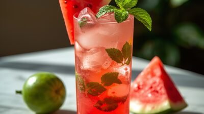 Watermelon Mojito Mocktail