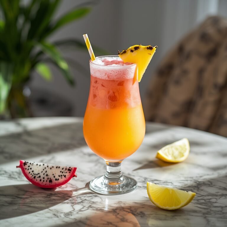 Tropical Pineapple Dragonfruit Lemonade