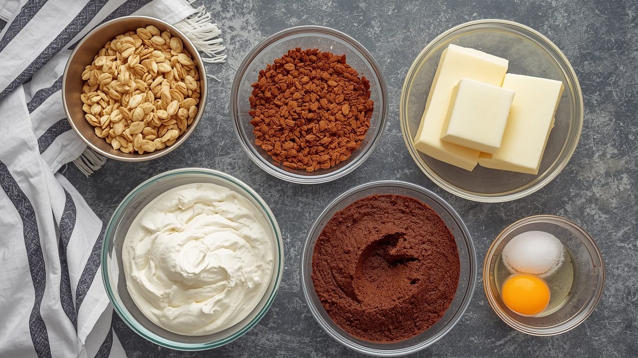 Wendy's Brownie Batter Frosty ingredients including chocolate ice cream and cocoa powder