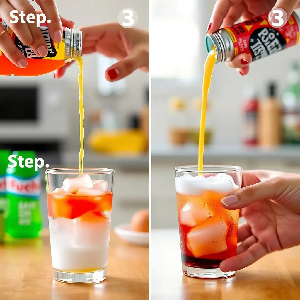 Step 3: making Copycat Dutch Bros Rebel Energy Drink copycat recipe