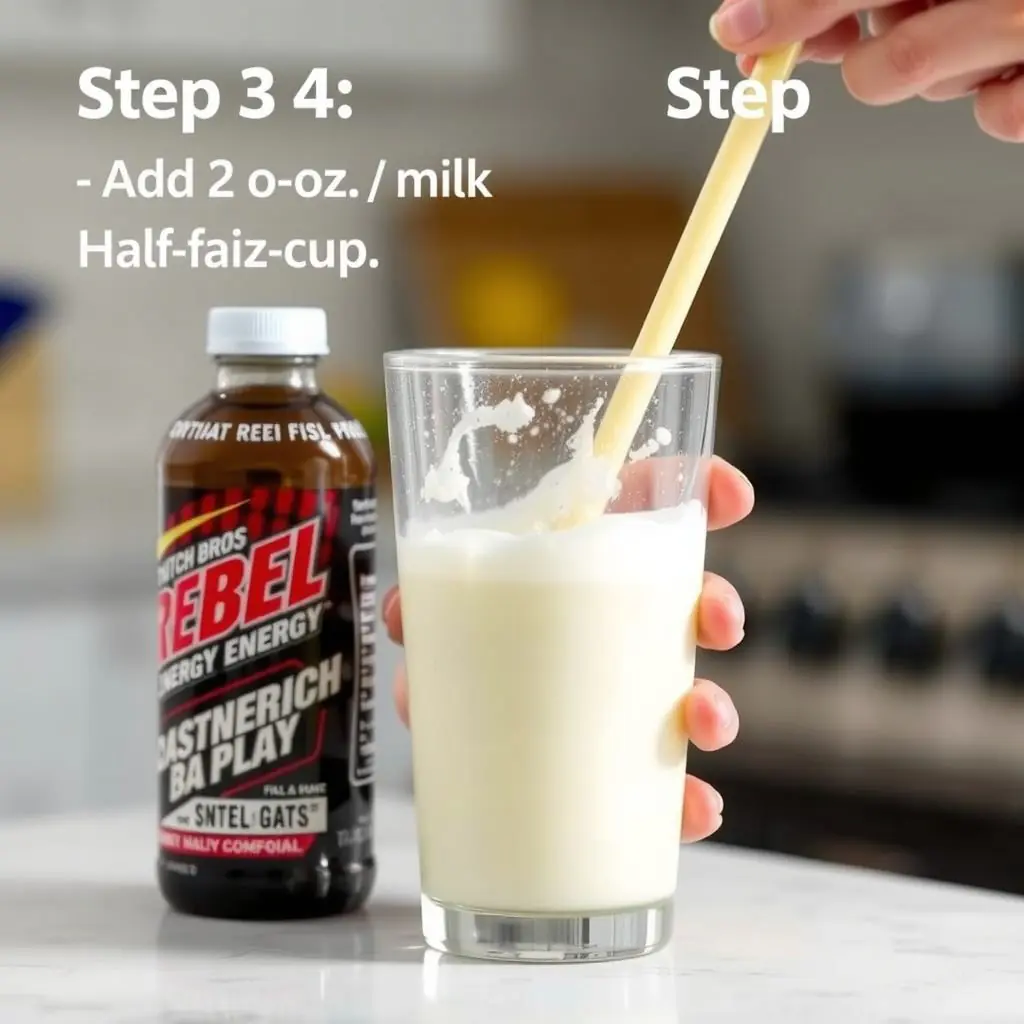 Step 4: making Copycat Dutch Bros Rebel Energy Drink copycat recipe