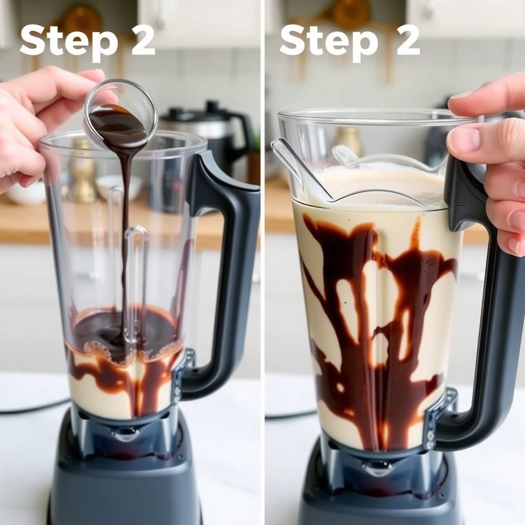 Step 2: making Copycat Shake Shack Black & White Shake copycat recipe
