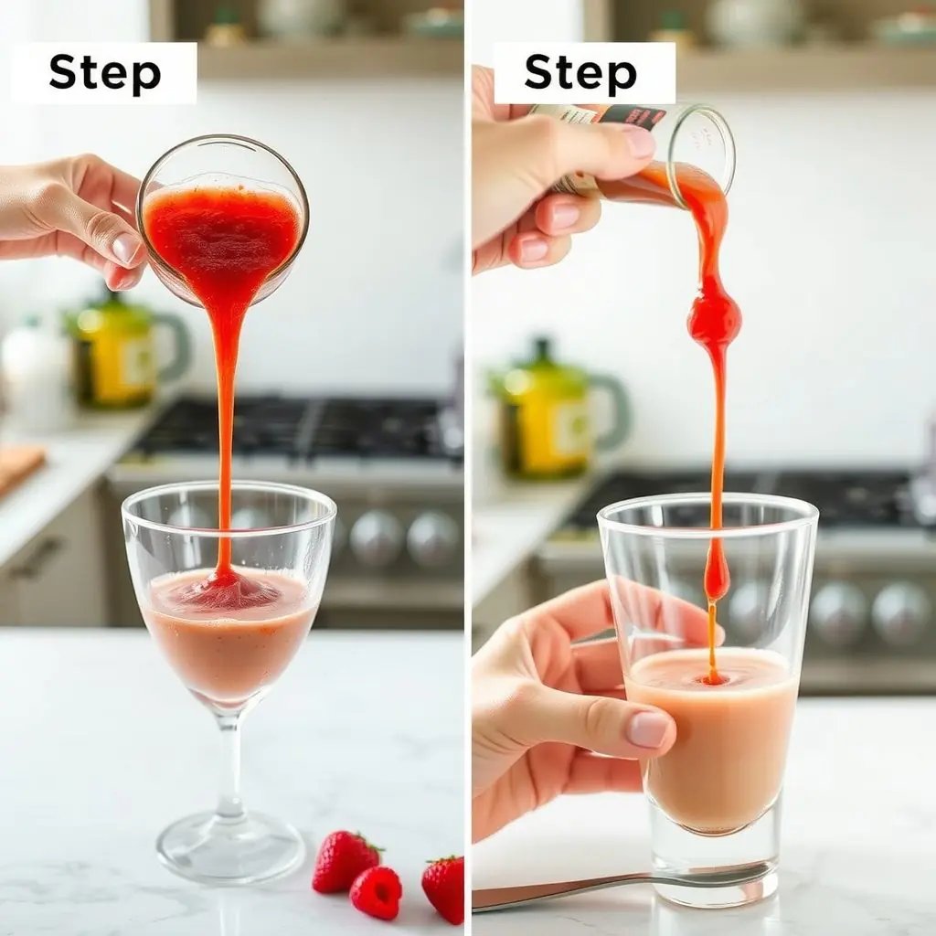 Step 2: making Copycat Starbucks Strawberry Blonde Espresso copycat recipe