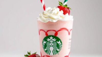 Copycat Starbucks Strawberry Shortcake Frappuccino copycat recipe