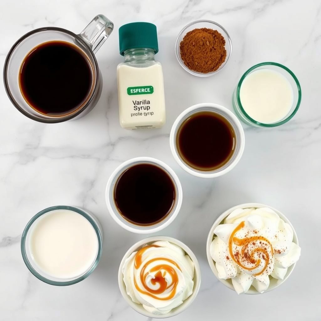 Ingredients for 15 Best Copycat Starbucks Drinks to Make at Home (Pillar) copycat recipe