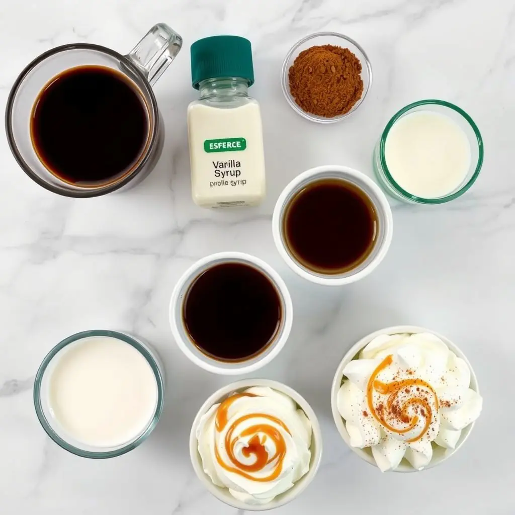Ingredients for 15 Best Copycat Starbucks Drinks to Make at Home (Pillar) copycat recipe