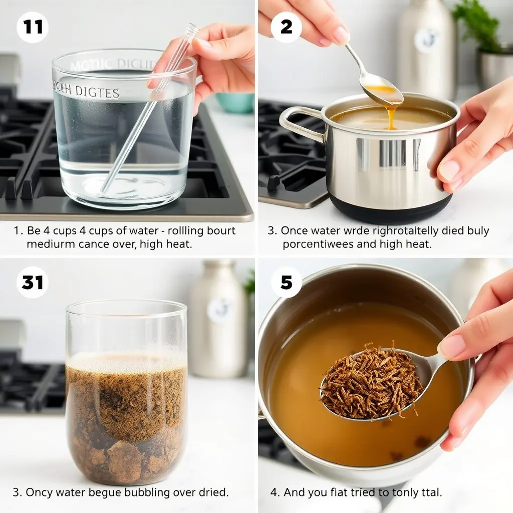 Step 1: making Copycat Brown Sugar Boba Tea Recipe copycat recipe