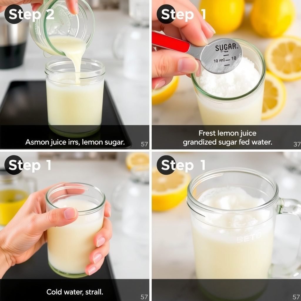 Step 1: making Copycat Chick-fil-A Frosted Lemonade copycat recipe