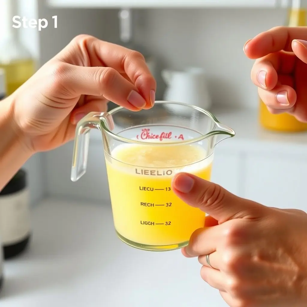 Step 1: making Copycat Chick-fil-A Frosted Lemonade copycat recipe