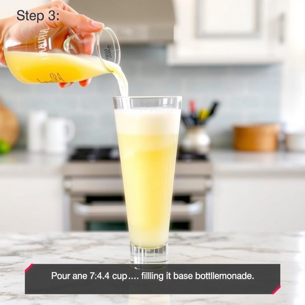 Step 3: making Copycat Chick-fil-A Frosted Lemonade copycat recipe