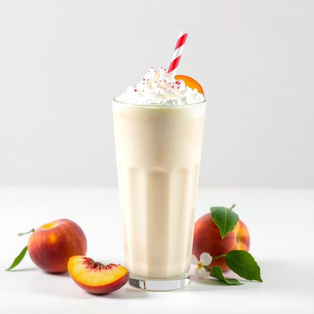 Copycat Chick-fil-A Peach Milkshake Recipe (spring seasonal) copycat recipe