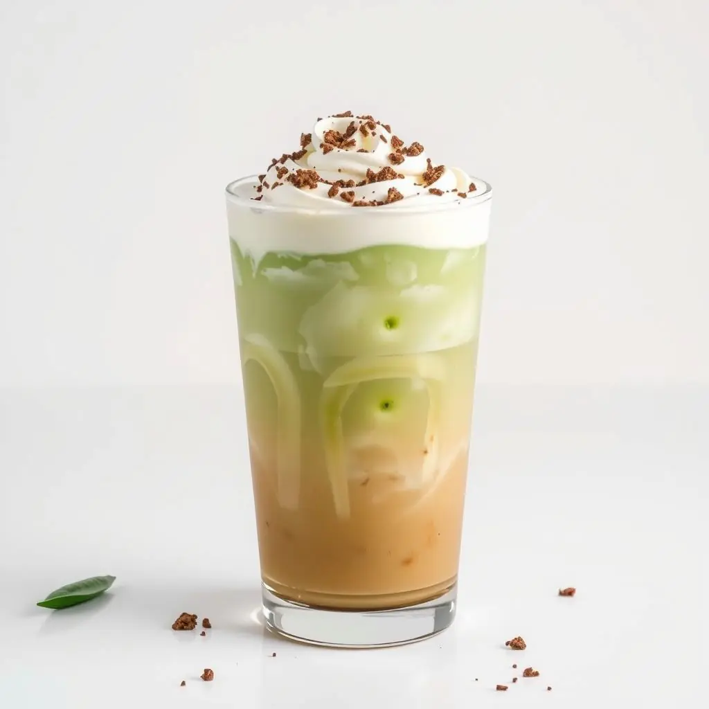 Copycat Dunkin Matcha Iced Latte copycat recipe