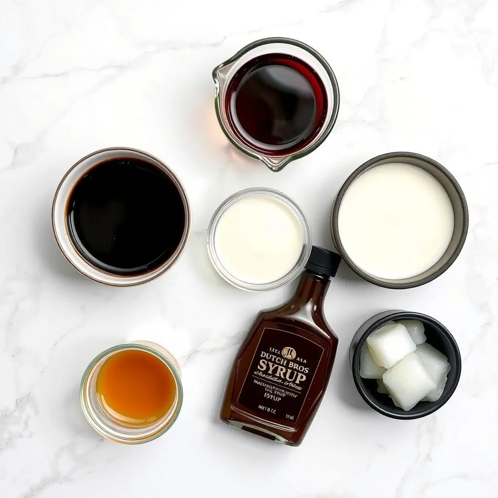 Ingredients for Copycat Dutch Bros Annihilator copycat recipe