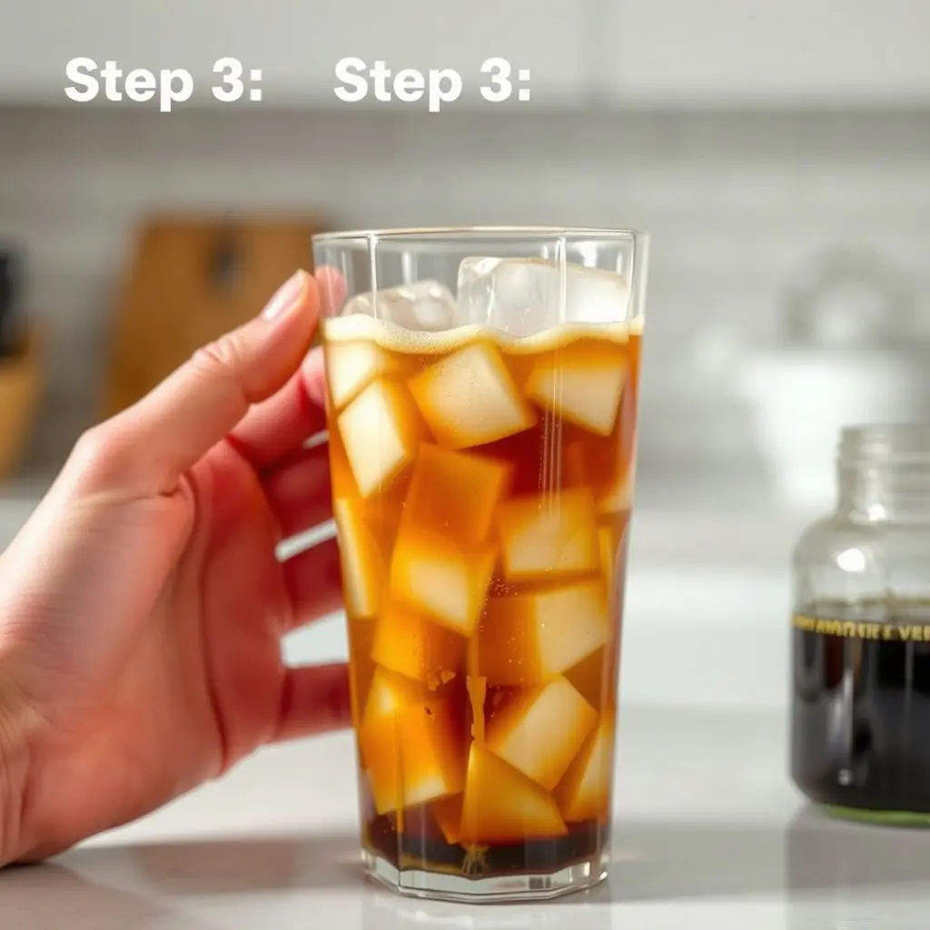 Step 3: making Copycat Dutch Bros Golden Eagle Espresso copycat recipe
