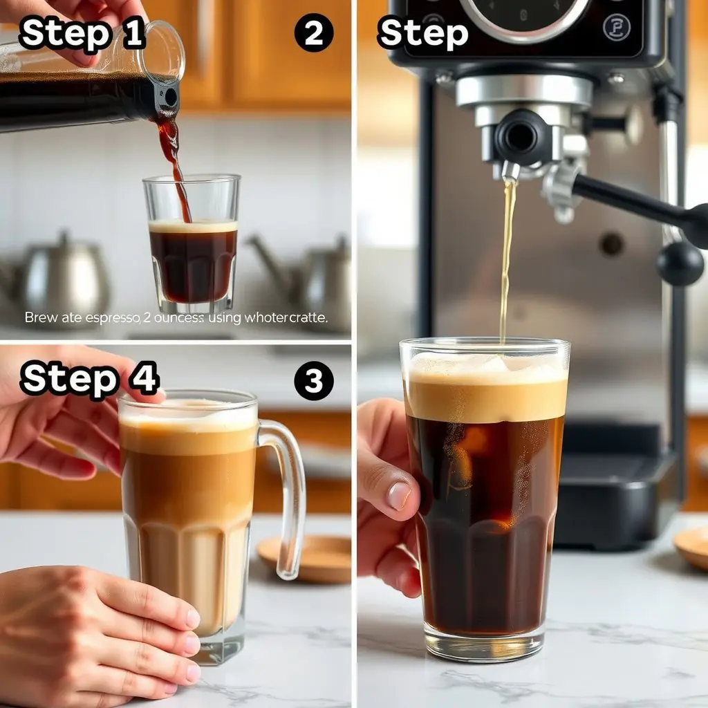 Step 1: making Copycat Dutch Bros Iced Coffee Recipe copycat recipe
