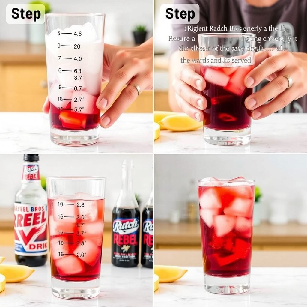 Step 1: making Copycat Dutch Bros Rebel Energy Drink Recipe copycat recipe