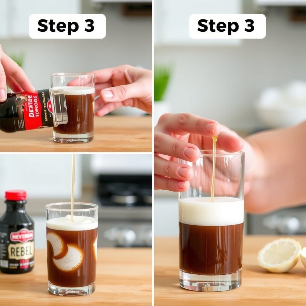 Step 3: making Copycat Dutch Bros Rebel Energy Drink Recipe copycat recipe