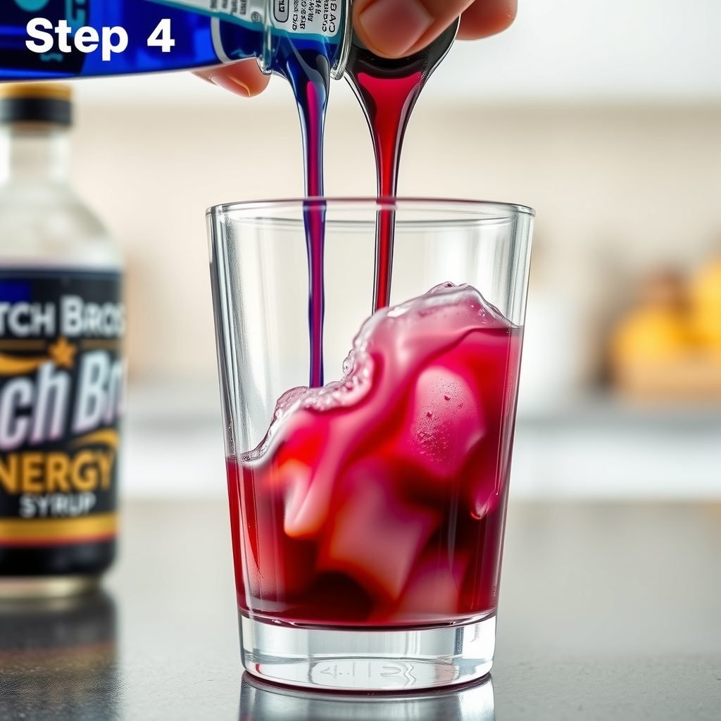 Step 4: making Copycat Dutch Bros Rebel Energy Drink Recipe copycat recipe