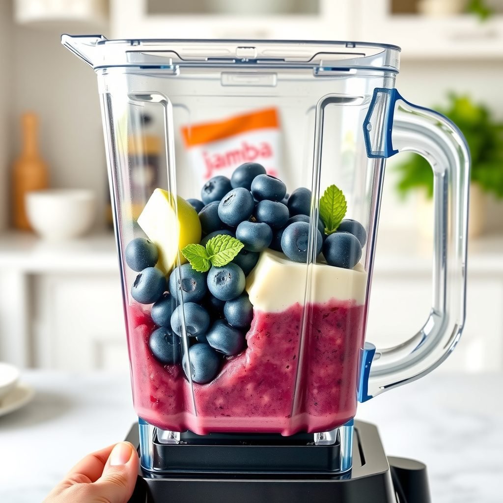 Step 1: making Copycat Jamba Juice Açai Berry Smoothie copycat recipe