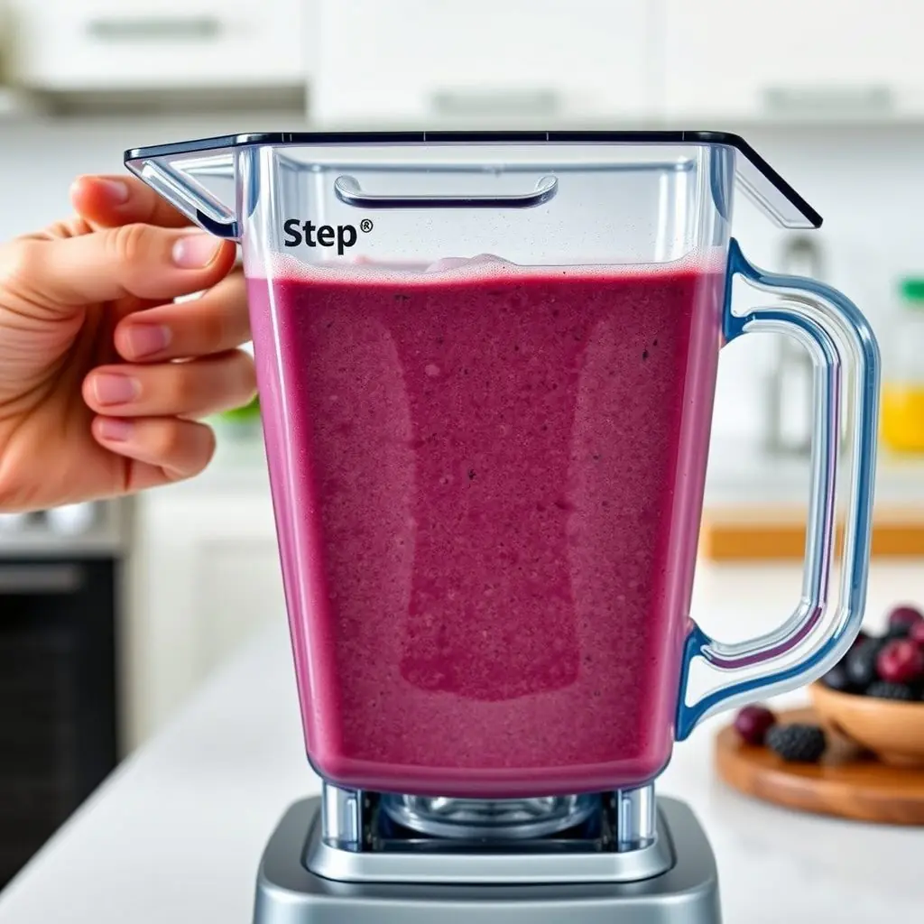 Step 3: making Copycat Jamba Juice Açai Berry Smoothie copycat recipe