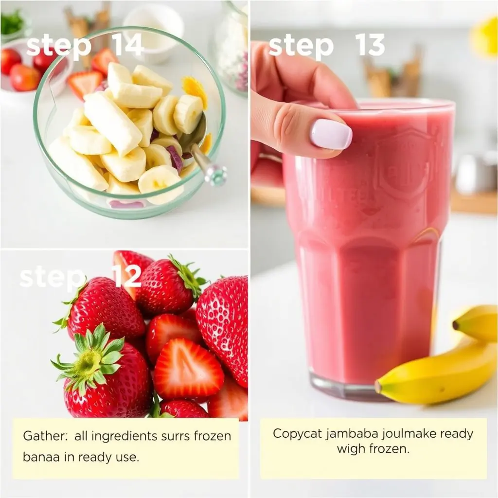 Step 1: making Copycat Jamba Juice Protein Boost copycat recipe
