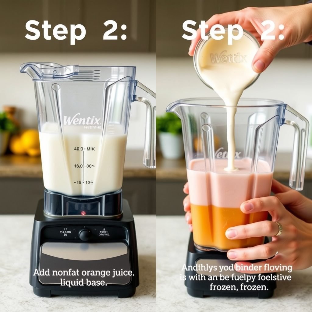 Step 2: making Copycat Jamba Juice Protein Boost copycat recipe
