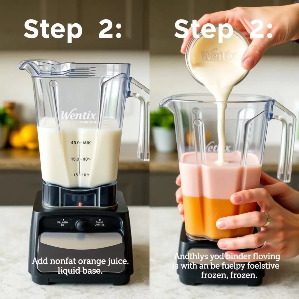 Step 2: making Copycat Jamba Juice Protein Boost copycat recipe