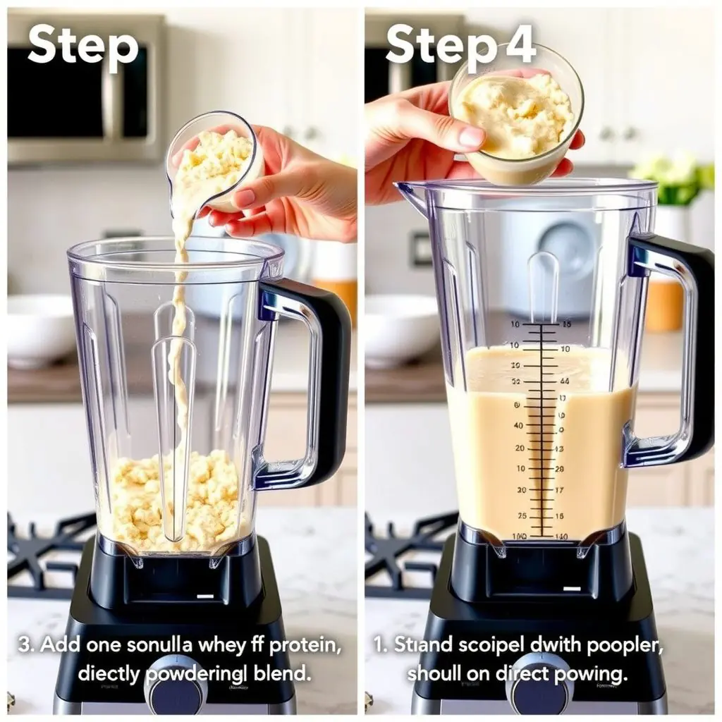 Step 4: making Copycat Jamba Juice Protein Boost copycat recipe