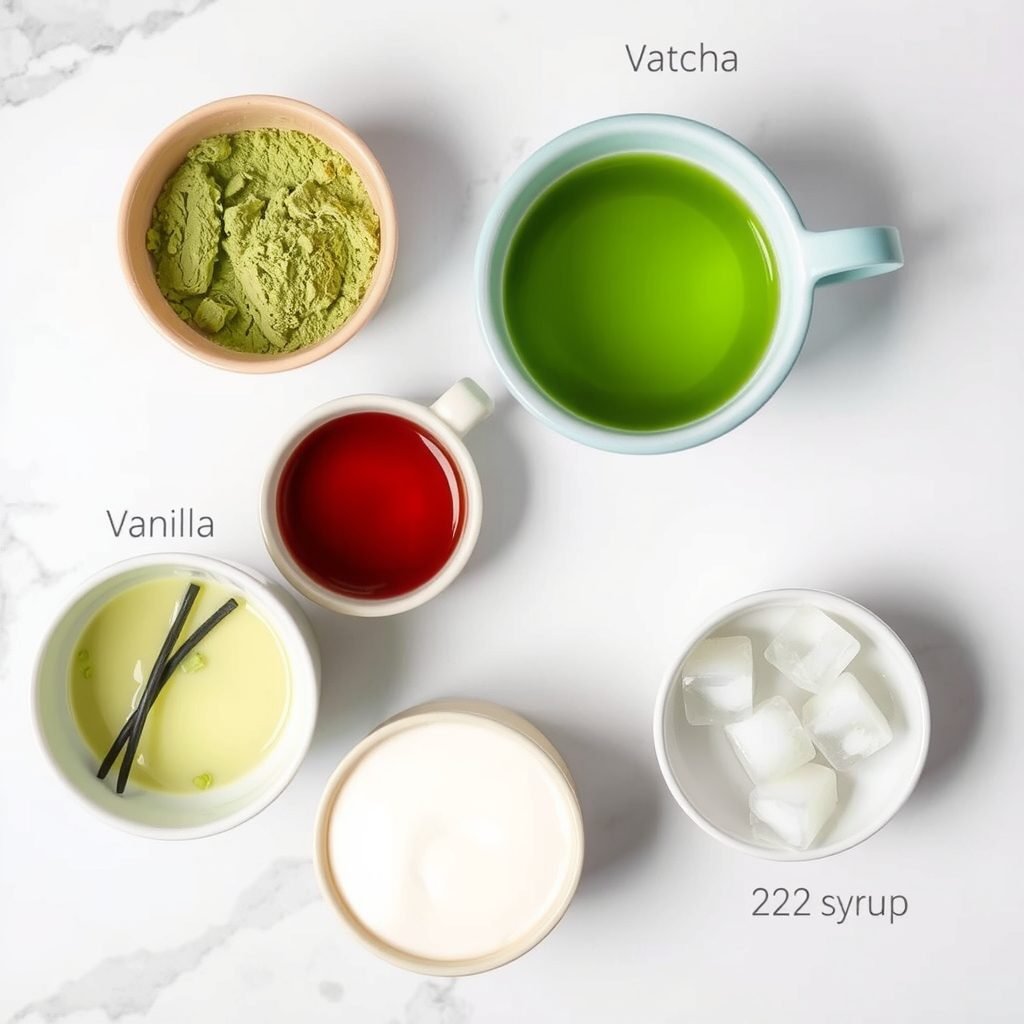 Ingredients for Copycat McDonald's McCafé Iced <a href=