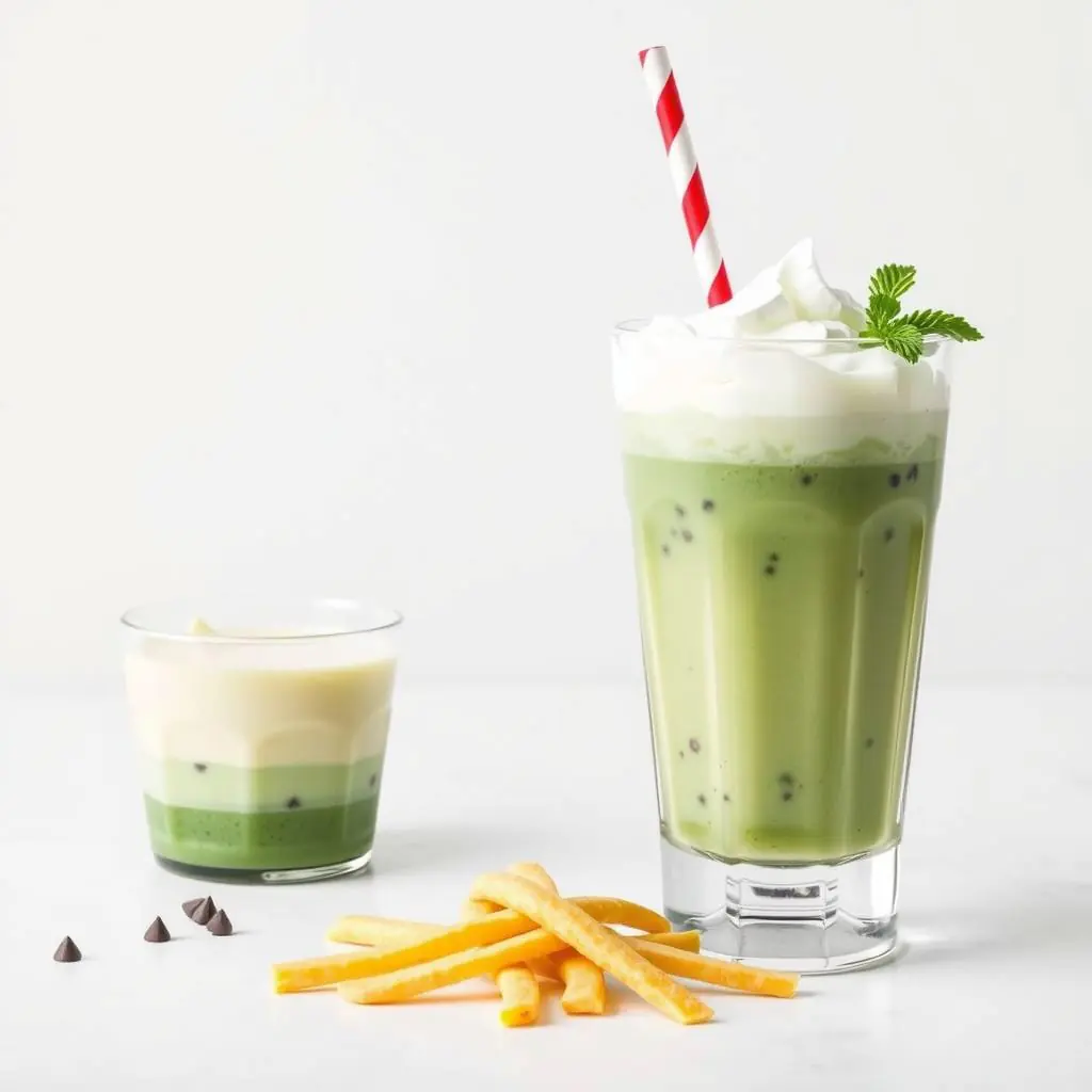 Copycat McDonald's McCafé Iced Matcha copycat recipe