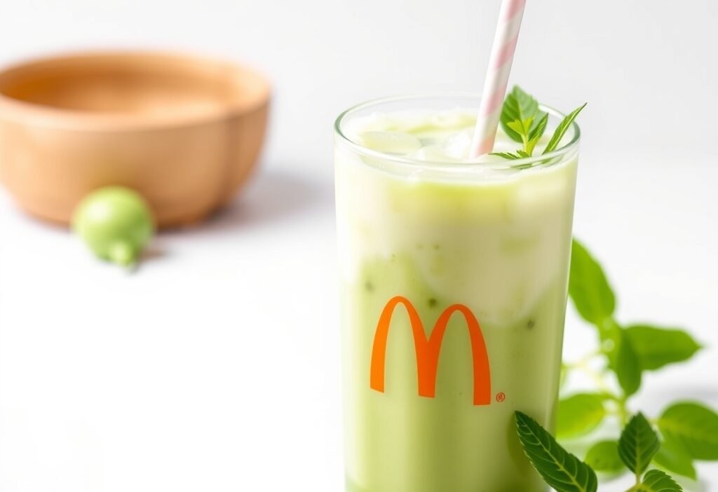 Copycat McDonald's McCafé Iced Matcha copycat recipe
