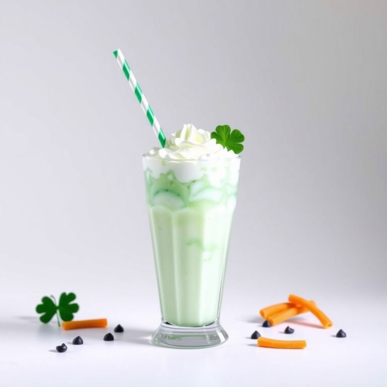 Homemade Shamrock Shake